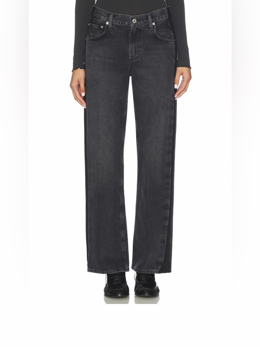Citizens Of Humanity: Lindz Easy Straight Tuxedo Stripe Jean NWT